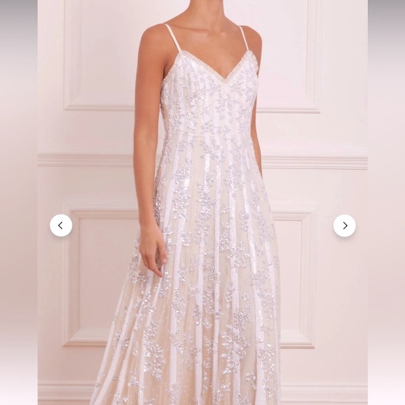 Needle & thread Floral Evermore Sequin cami ankle gown - Picture 6 of 16